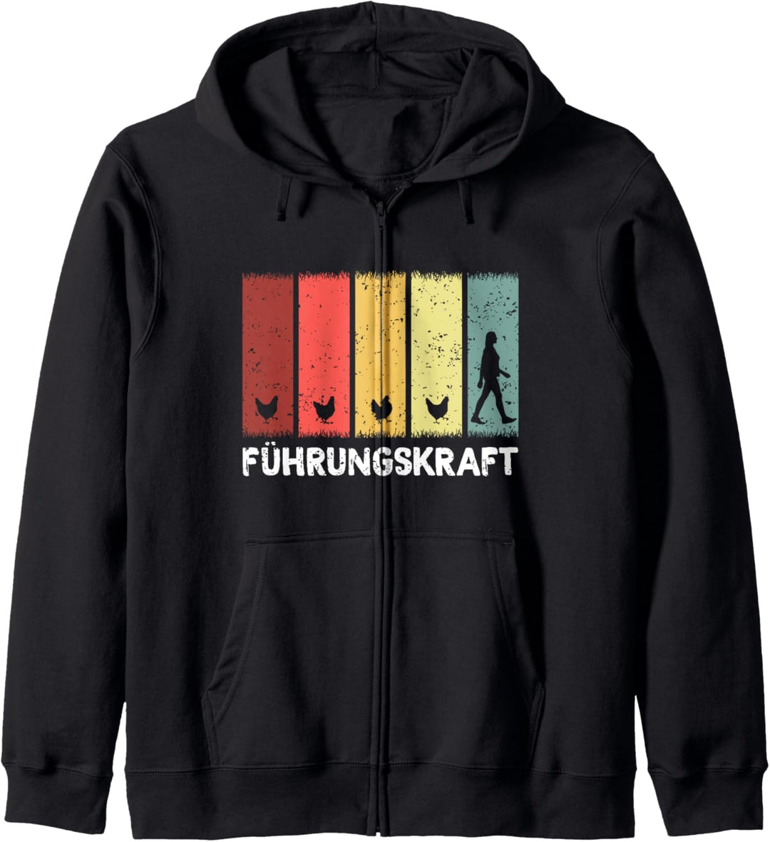 Führungskraft Landwirt Hühner Bauer Huhn Bauernhof Spruch Kapuzenjacke