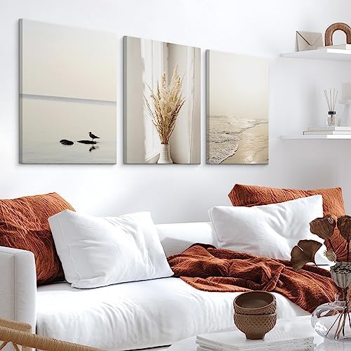 Muralo - Wandbilder Set - Leinwand Bilder Set Aufhängefertig - das Leinwandbilder Set - Bilder für W