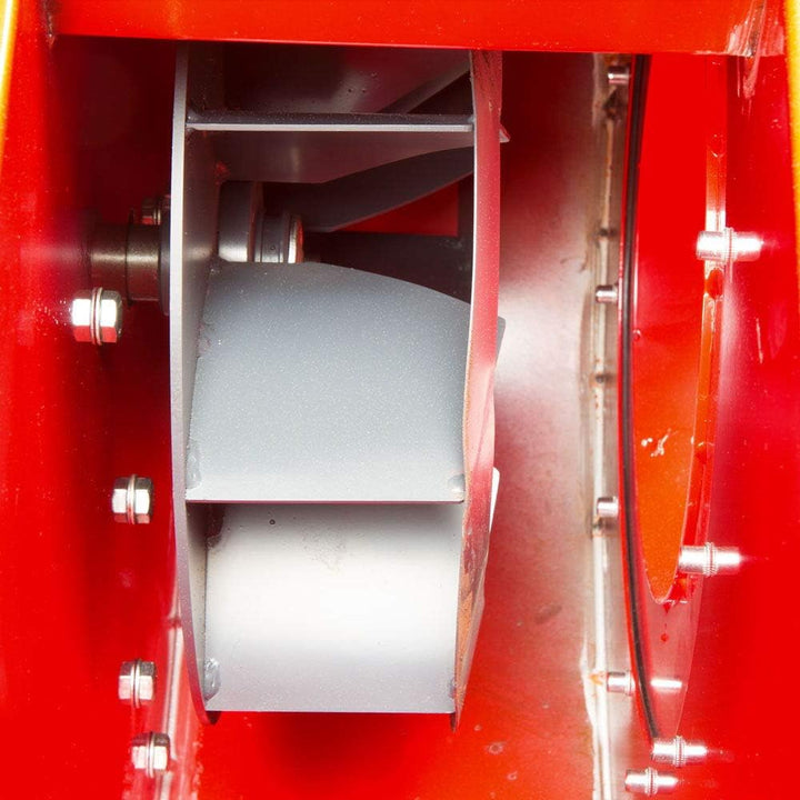 Holzmann Maschinen Rot Absauggebläse 4000W für Facharbeiter, Werkstatt, Industrie