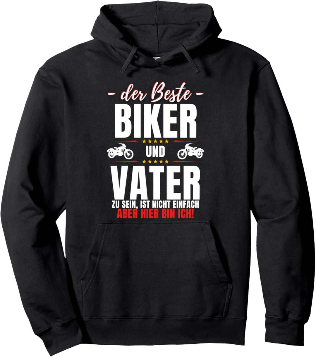 Lustiges Biker und Motorrad Spruch Design für Motorradfahrer Pullover Hoodie