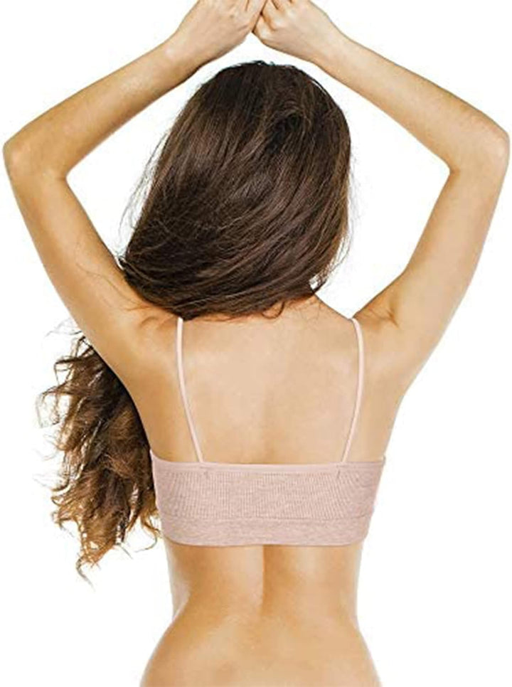 Blulu Damen Nahtlose Sans Coutures Nahtloser S-M Schwarz, Weiss, Grau, Hautfarbe, S-M Schwarz, Weiss