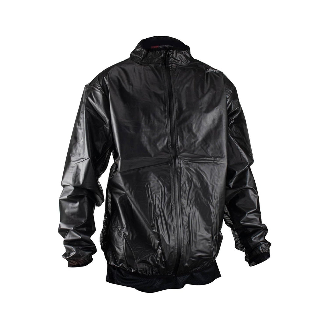 Leatt MTB-Regenjacke RaceCover Smoke XL Schwarz, XL Schwarz