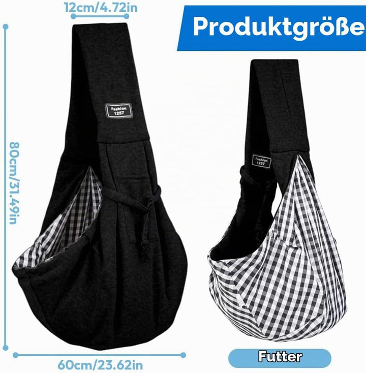 Hundetrage, Hundetragetuch, Umhängetasche für Haustiere, Hundetasche, Tragetasche Hund, Hunde Traget
