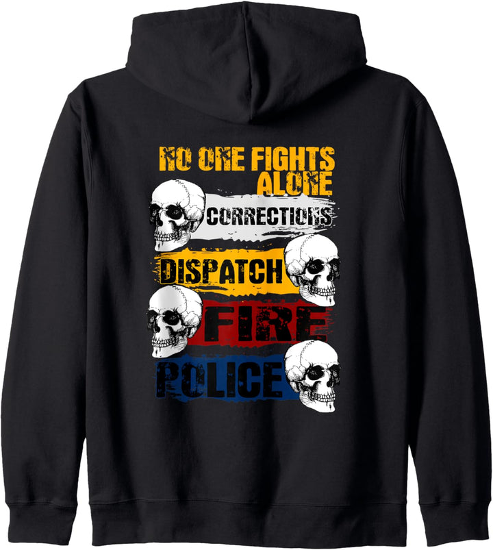 Ersthelfer Design auf der Rückseite der Kleidung Kapuzenjacke