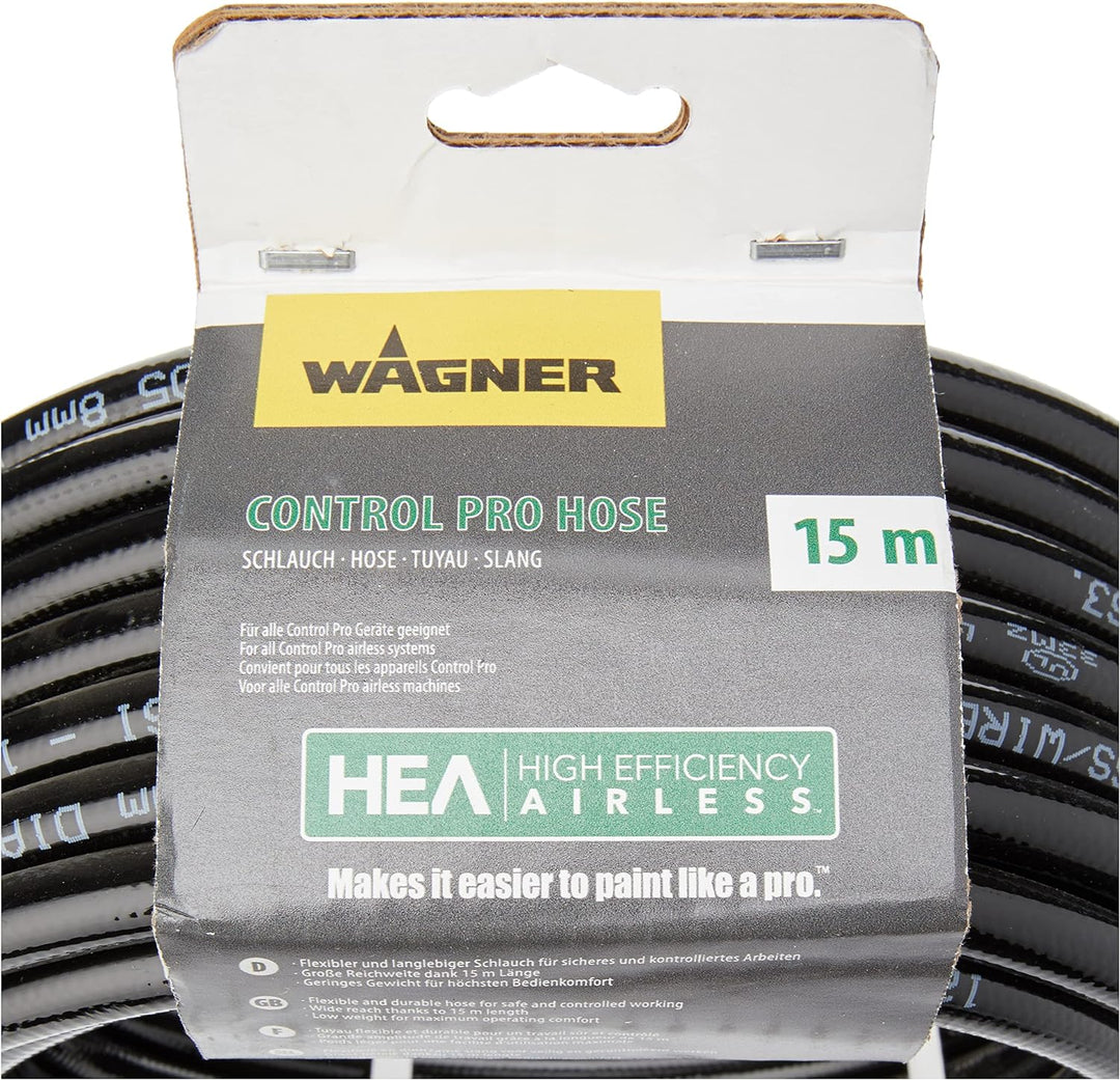 WAGNER Control Pro HEA Schlauch, 15 m für WAGNER Airless Farbsprühsysteme Control Pro schwarz,