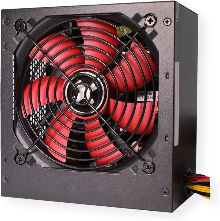 Xilence XP600R6 PC Netzteil, 600W Peak Power, ATX, rot/schwarz
