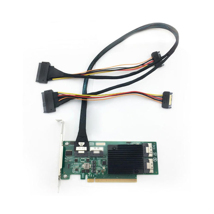 ciciglow NVME-Adapterkabel, SFF-8654 auf 2xSFF-8639 24 Gbit/s 12 Gbit/s 80 cm, NVME SFF-8654 auf für