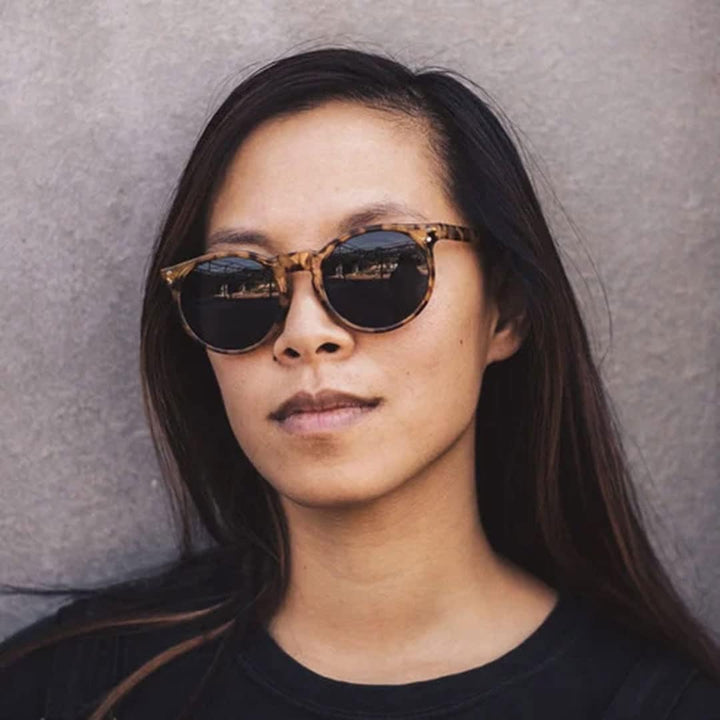 CHPO Unisex Côte De Basques Sonnenbrille, Leopard, 48