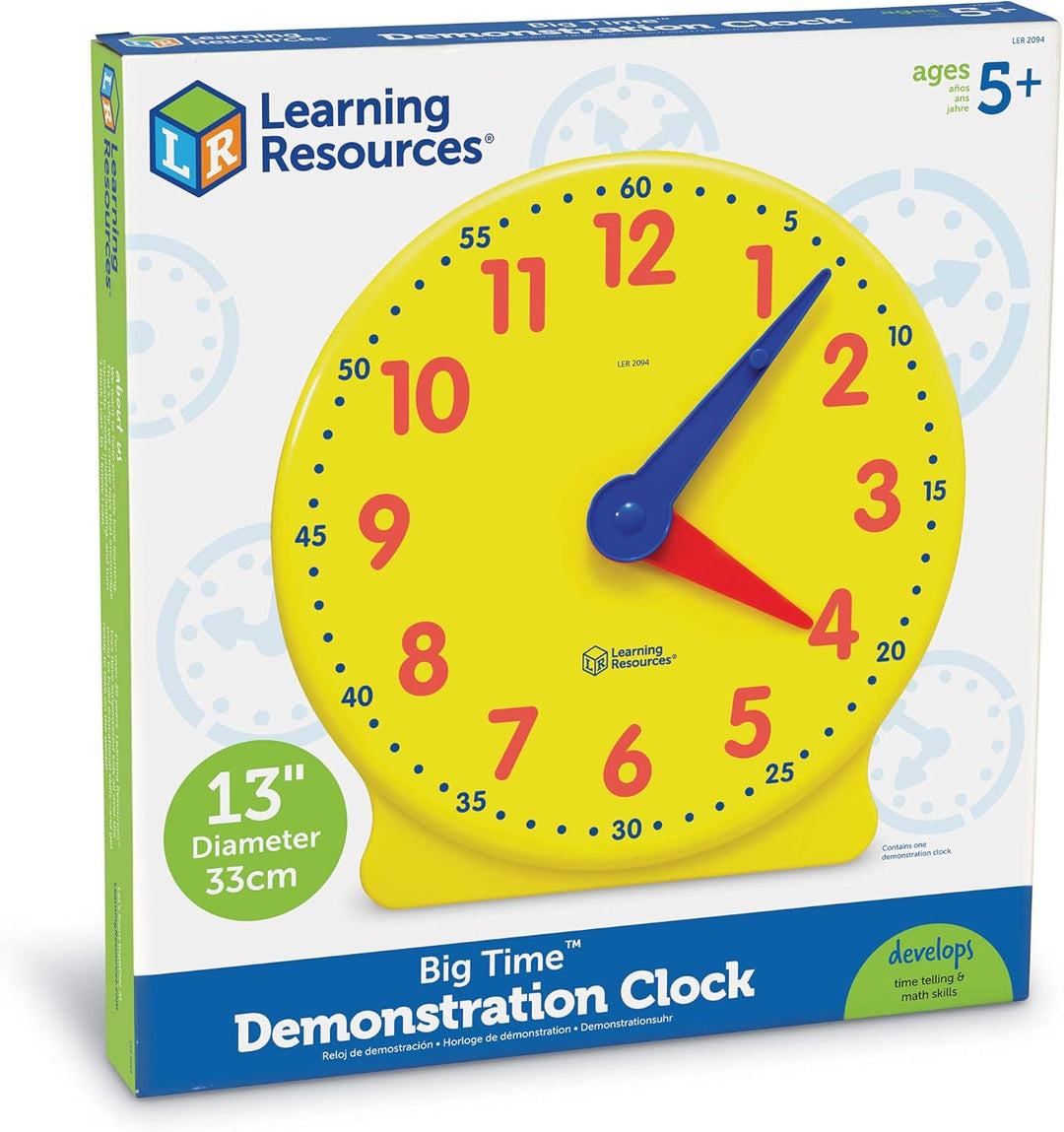 Learning Resources Big Time Learning 12-Stunden-Lernuhr