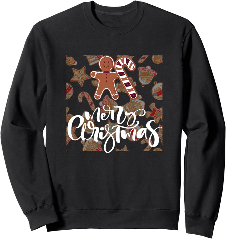 Lebkuchenmann Design Weihnachtsgeschenke Festlicher Feiertag Sweatshirt
