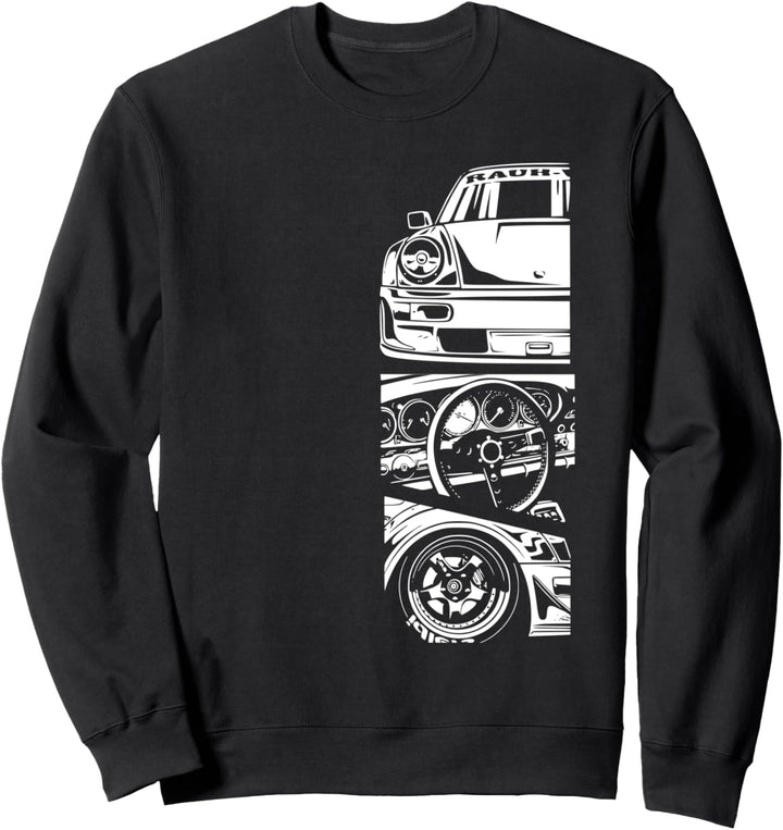 JDM x Oldtimer Fan Rwb Retro Tuning Classic Car Auto Sweatshirt