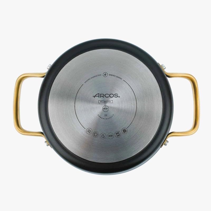 Arcos Samoa Iconic Serie | Kochtopf aus Keramik mit Antihaftbeschichtung 20 cm und 2,6 l | geschmied