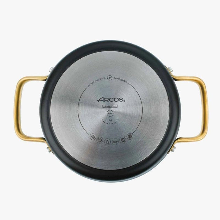 Arcos Samoa Iconic Serie | Kochtopf aus Keramik mit Antihaftbeschichtung 20 cm und 2,6 l | geschmied