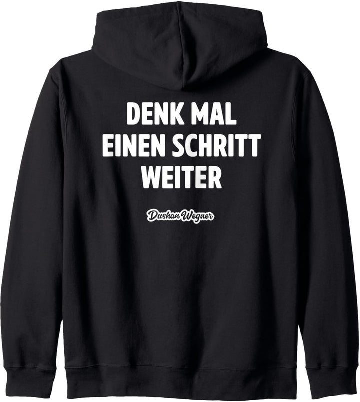 Denk mal einen Schritt weiter Kapuzenjacke