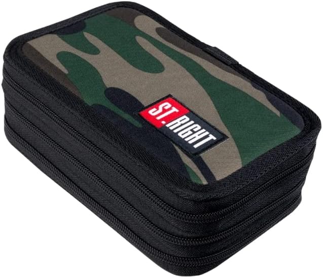 Goldkids St. Right XXL Federtasche Federmappe Federmäppchen 46-teilig gefüllte Schüleretui 3-stöckig