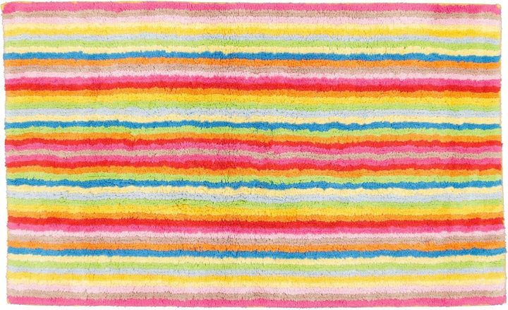Cawö Badteppiche Lifestyle Streifen 7008 Multicolor - 25 60 x 100 cm (Rechteckig), 60 x 100 cm (Rech