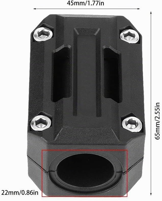 Motorrad Sturzbügel Schutz Motorrad Stossstangenblock Motorschutzbügel 3 Pair Motorrad Motorschutz B