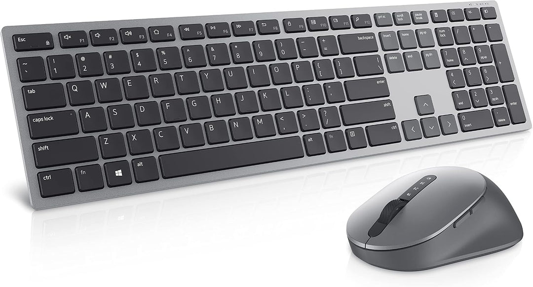 Dell KM7321W, Wireless, Multimedia, Tastatur und Maus Set, US International (QWERTY), schwarz Dell W