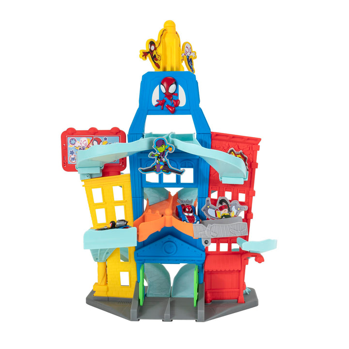 Spidey und seine Super-Freunde SNF0202 - Metall Fahrzeug City Track Set, Spielzeug ab 3 Jahren