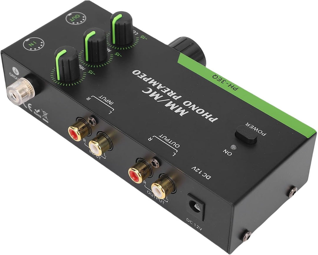 SUNGOOYUE Phono Preamplifie, Mm/MC -Turntable Preamp Professional Mini Stereo Stereo Phonograph Prea
