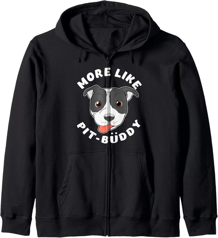 Pitbull Geschenk Pit Bull Terrier Pit Buddy Kapuzenjacke
