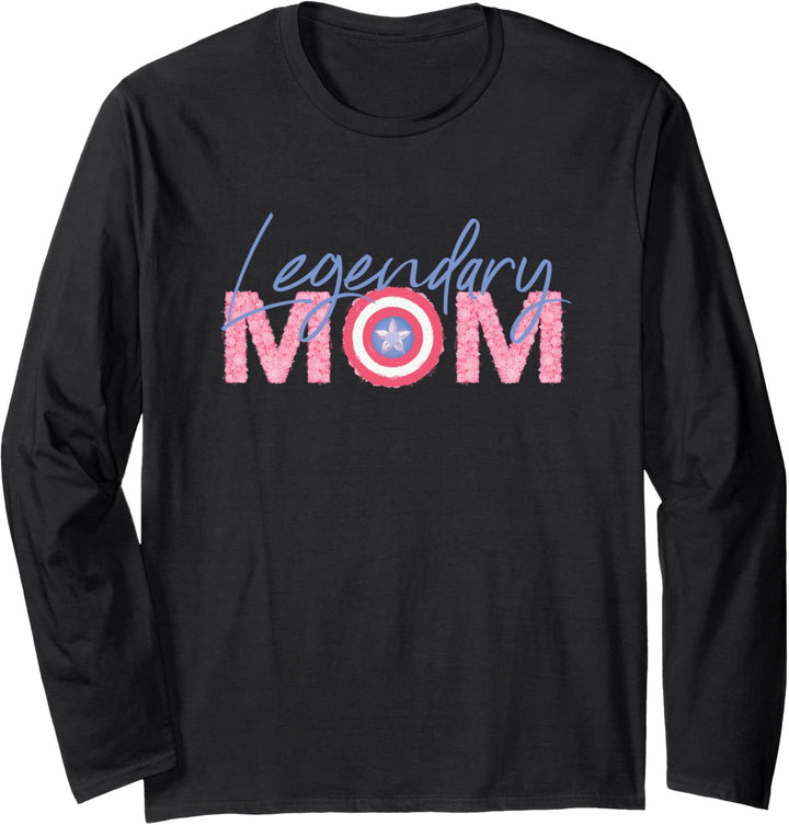 Marvel Captain America Legendary Mom Langarmshirt