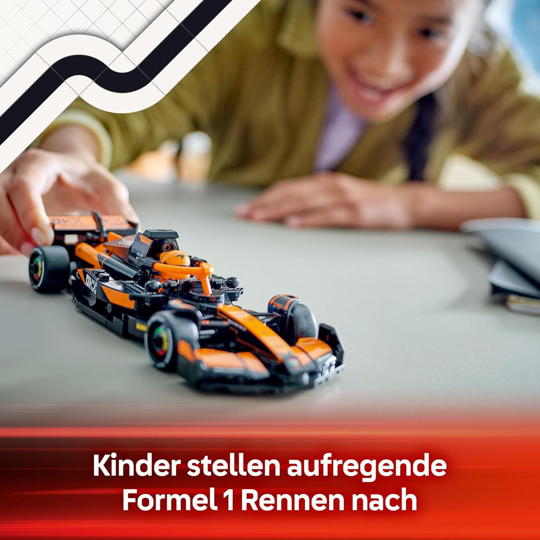 LEGO Speed Champions McLaren F1 Team MCL38 Rennauto - Spielzeug mit Formel 1 Minifigur zum Sammeln -