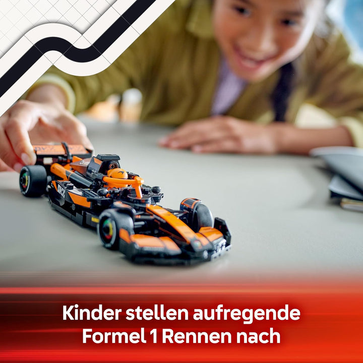 LEGO Speed Champions McLaren F1 Team MCL38 Rennauto - Spielzeug mit Formel 1 Minifigur zum Sammeln -