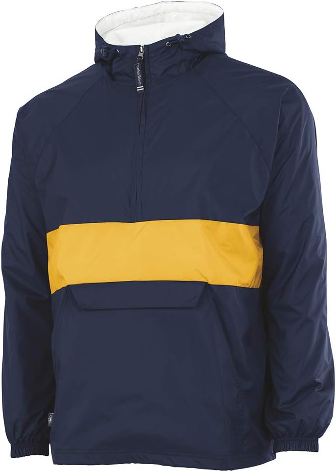 Charles River Apparel Damen Wind & Water-Resistant Pullover Rain Jacket (Reg/EXT Sizes) Windbreaker