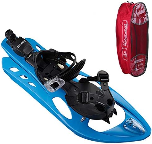 Inook AXL Schneeschuhe I Schneeschuhe mit Steighilfe I EU 34-42 I Schneeschuh Set mit praktischer Sc