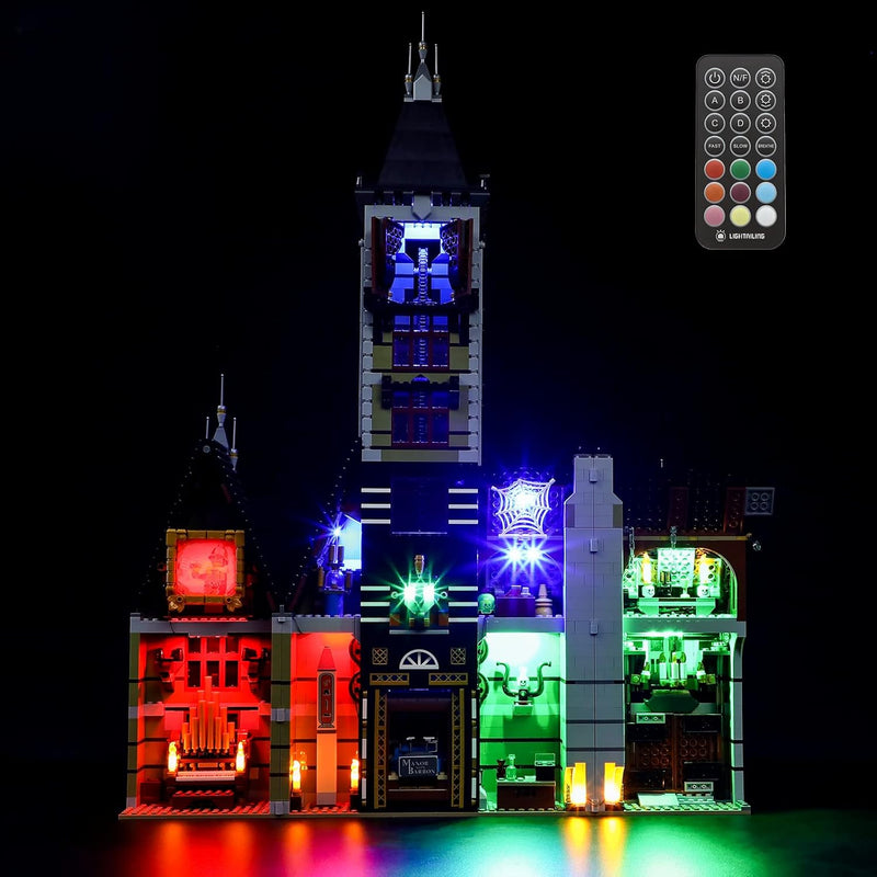 GEAMENT LED Licht-Set (Fernbedienung) Kompatibel mit Lego Geisterhaus Auf Dem Jahrmarkt - Beleuchtun