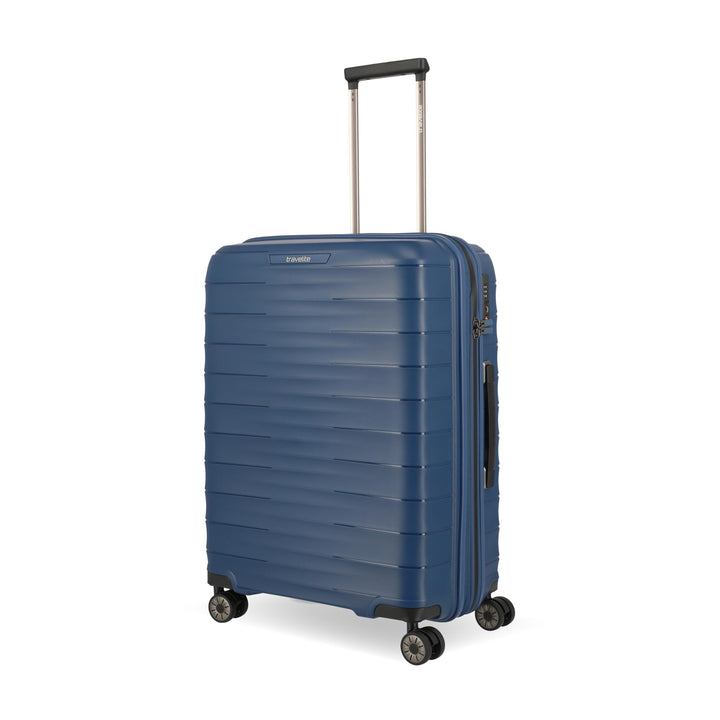 Travelite Koffer mittelgross, MOOBY M erweiterbar, Kratzfeste Hartschale, mit recyceltem Material, 6