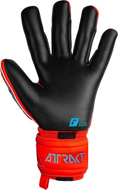 Reusch Unisex – Erwachsene Torwarthandschuhe Attrakt Gold X mit Hervorragendem Grip und Innennaht Sc