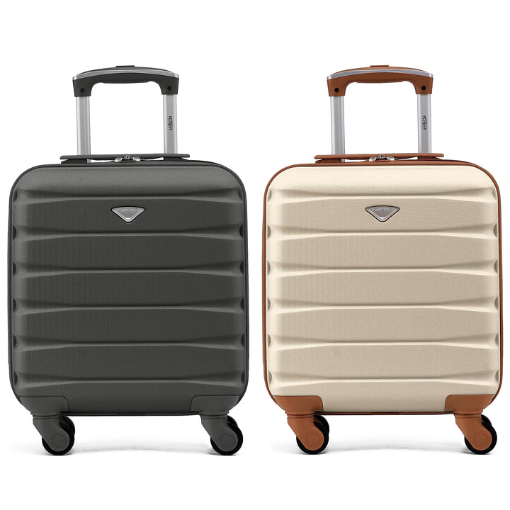Flight Knight Leichtes, starres ABS-Handgepack mit 4 Radern, zugelassen fur uber 100 Fluggesellschaf