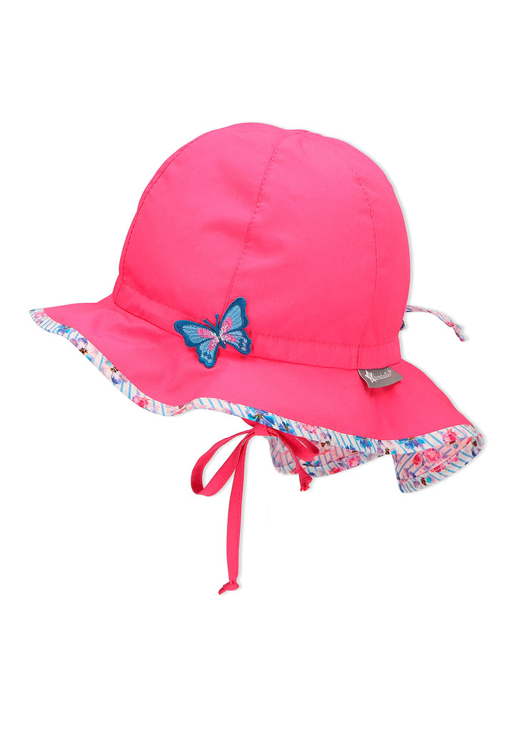 Sterntaler Mädchen Sonnenhut Blue Flower Hut 43 Rosa, 43 Rosa