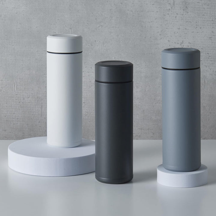 Kyocera isolierte Slim-Trinkflasche mit keramischer Innenbeschichtung, 12 Stunden heiss, 24 Stunden