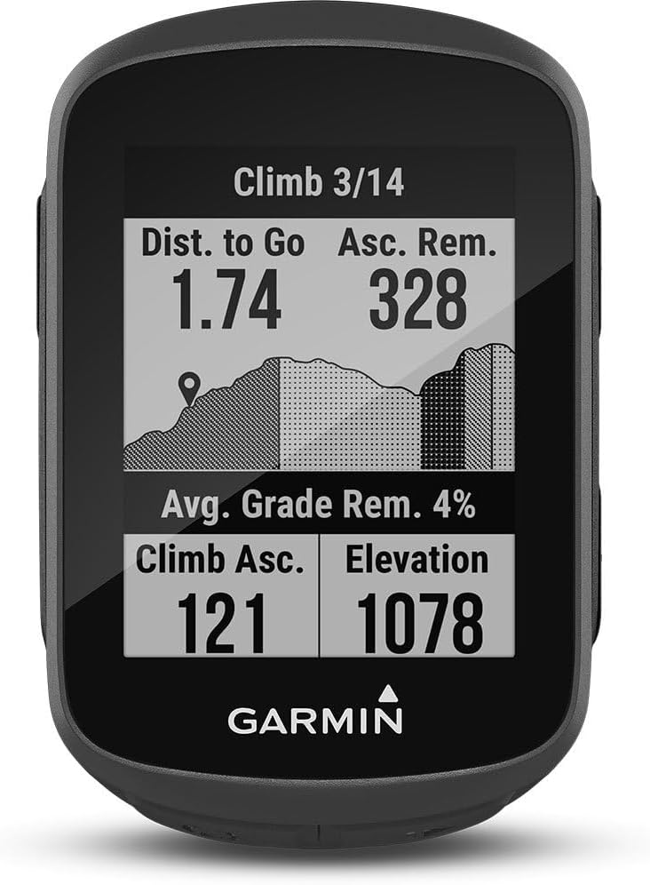 Garmin Edge 130 Plus – kompakter,33 g leichter GPS-Radcomputer mit 1,8“ Display,präziser Datenaufzei