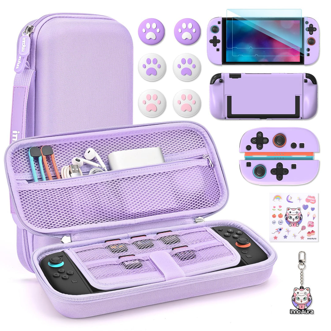 innoAura Switch 2 Tasche 14-in-1 Bundle für NS Switch 2 (2025), Switch 2 Case mit Tragetasche, Schut