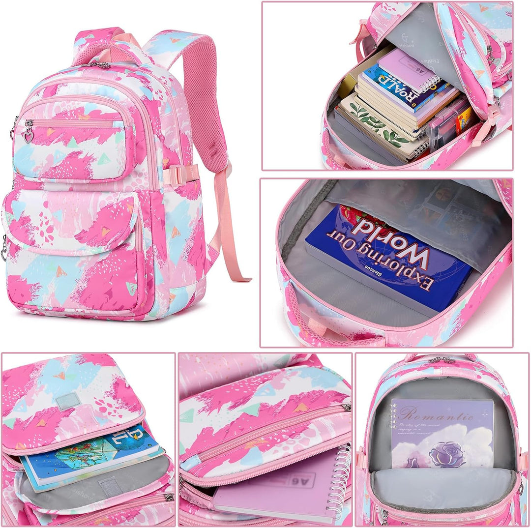 Schulrucksack Schulranzen Schultasche Sports Rucksack Freizeitrucksack Daypacks Backpack für Mädchen