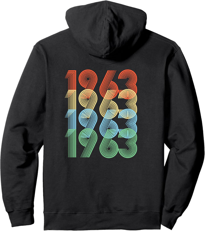 1963 Geburtstagsgeschenk Pullover Hoodie