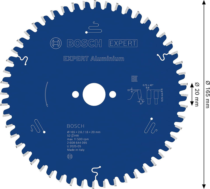 Bosch Accessories Bosch Professional 1x Kreissägeblatt Expert for Aluminium (für Aluminium, Sägeblat