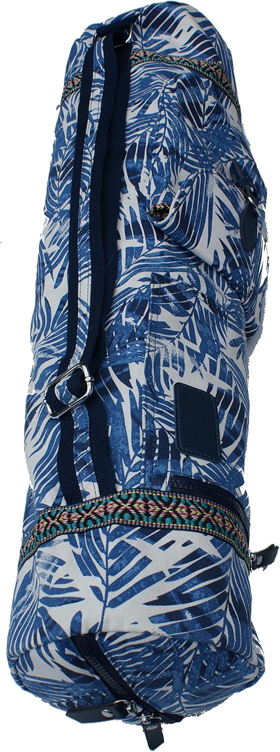 ROBSON Yogatasche aus Baumwolle extra Gross für Yogamatte, Yogazubehör Gym Tasche Rucksack Tragetasc