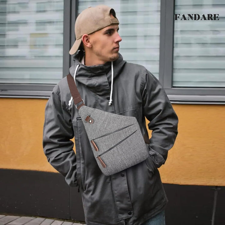 FANDARE New Sling Bag Umhängetasche Crossbody Bag Sport Party Reisen tragbar Umhängetasche Anti Thef