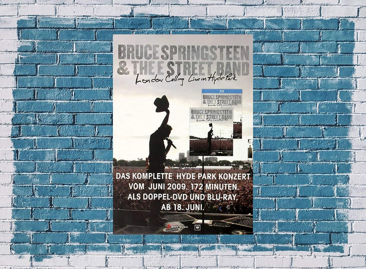 Bruce Springsteen - Hyde Park Live, 2009 » Konzertplakat/Premium Poster | Live Konzert Veranstaltung