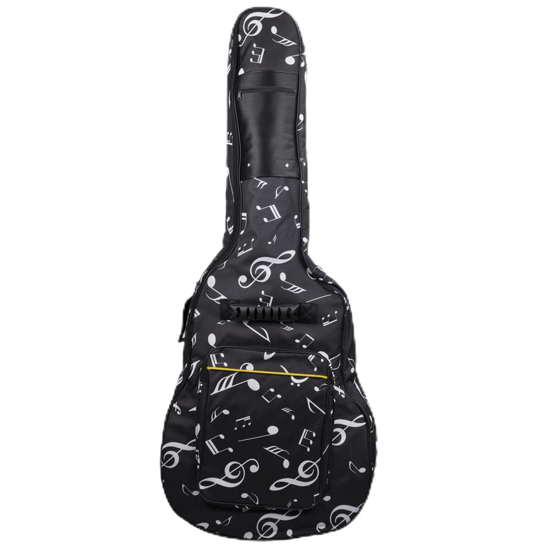 SUQ Wasserdichte Oxford Gitarrentasche, 40/41 Zoll Tasche Musikmuster Nylon Gigbag, E-Gitarrentasche