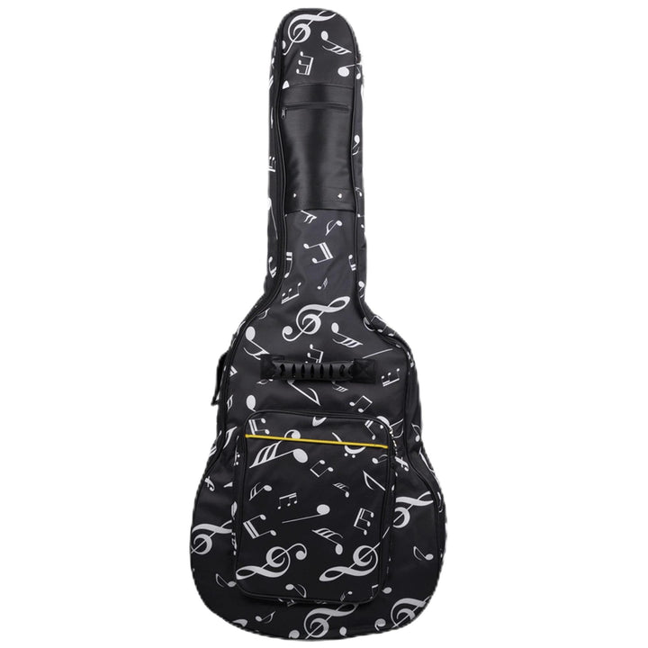 SUQ Wasserdichte Oxford Gitarrentasche, 40/41 Zoll Tasche Musikmuster Nylon Gigbag, E-Gitarrentasche