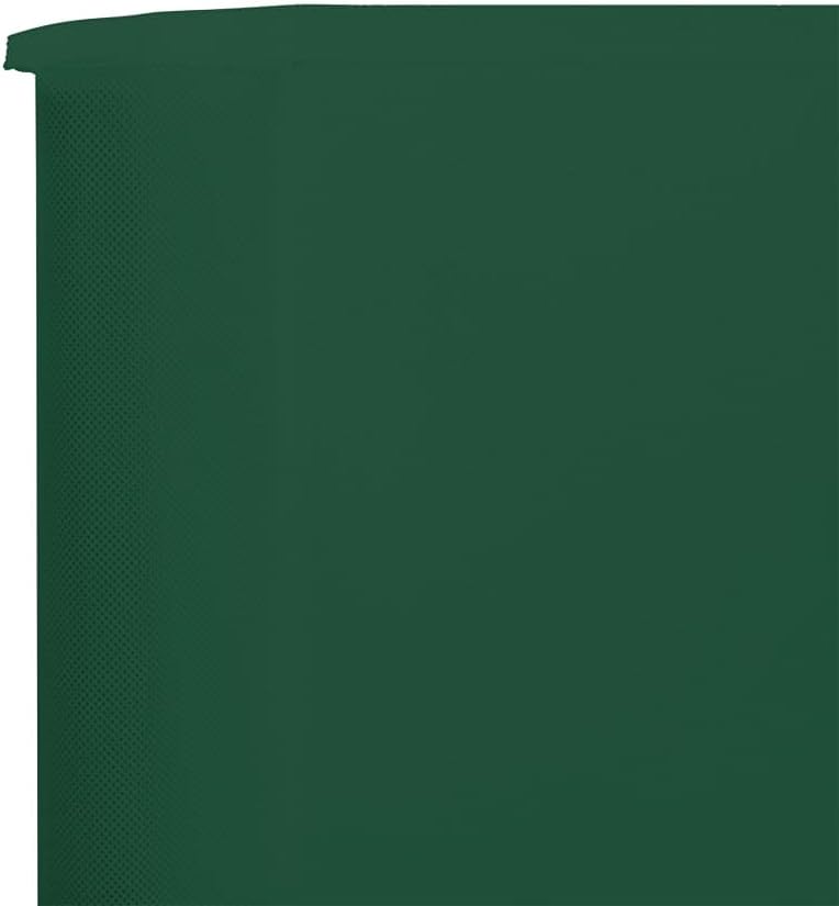 5 Paneele Windschutz Stoff 600x80cm Grün Camping Windschutz Blocker Windblocker Garten Strand Sonnen
