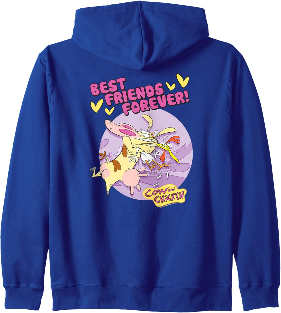 Cow and Chicken Best Friends Kapuzenjacke