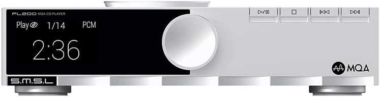 S.M.S.L PL200 MQA-CD Player, Hi-End Class CD Programm Flaggschiff DAC Chip AK4499EX, High-End Blueto