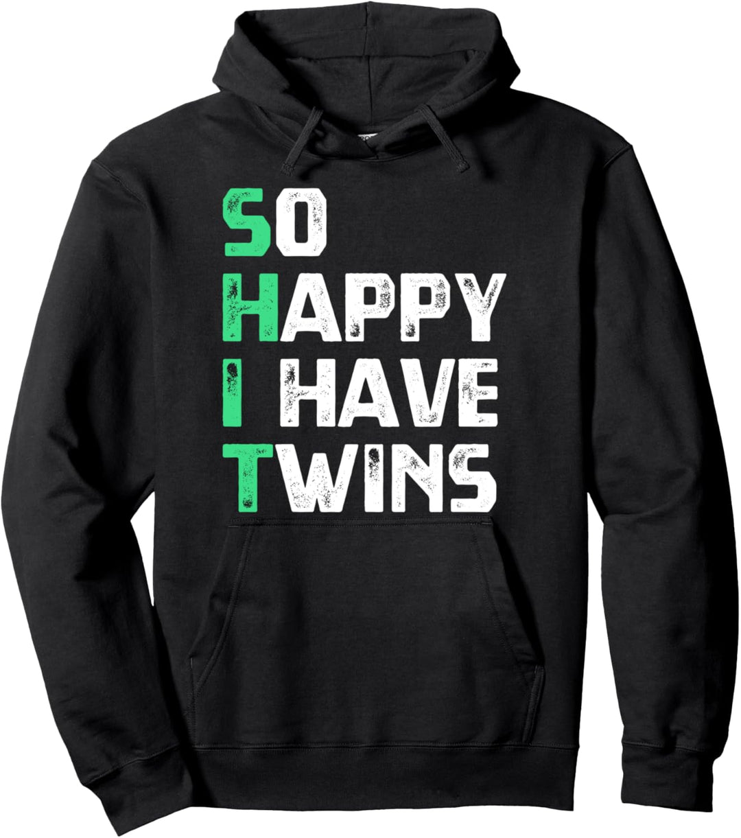 Papa von Zwillingen Mutter Mama von Zwillingen Zwillingspapa Pullover Hoodie